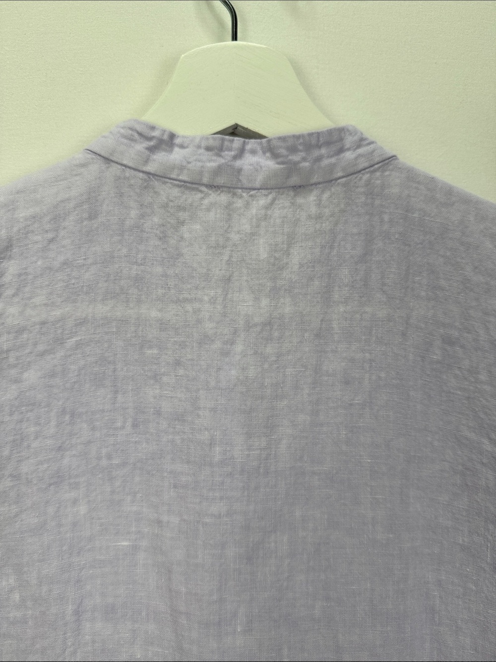 Eileen Fisher Lavender Linen Sleeveless Button Front Tunic Top Size S/P - Picture 9 of 10